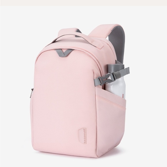Bagsmart Camera Laptop Bag Backpack Travel Media Photography Pink Small - Picture 1 of 15